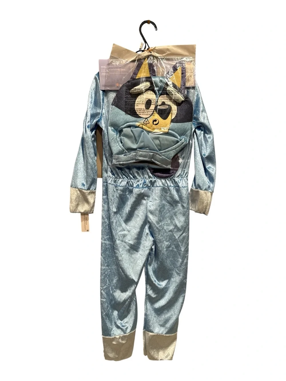 Disguise Bluey Costume Kids Bluey Character Outfit w Jumpsuit and Mask Sz 3T-4T